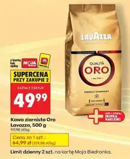 Biedronka Kawa ziarnista Oro Lavazza, 500 g oferta