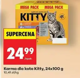 Biedronka Karma dla kota Kitty, 24x100 g oferta