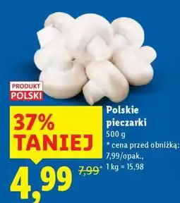 Lidl Polskie pieczarki oferta