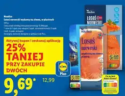 Lidl NAUTICA Łosoś norweski wędzony na zimno, w plastrach oferta