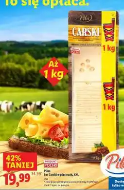 Lidl PILOS Ser Carski w plastrach, XXL oferta