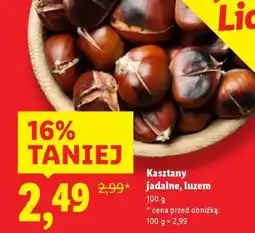 Lidl Kasztany jadalne, luzem oferta