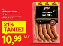 Lidl PIKOK Frankfurterki z szynki, XXL oferta