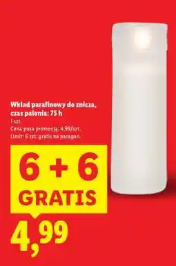 Lidl Wkład parafinowy do znicza oferta