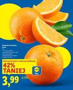 Lidl Pomarańcze deserowe, luzem oferta