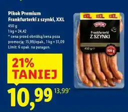 Lidl PIKOK PREMIUM Frankfurterki z szynki, XXL oferta