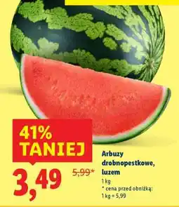 Lidl Arbuzy drobnopęstkowew, luzem oferta