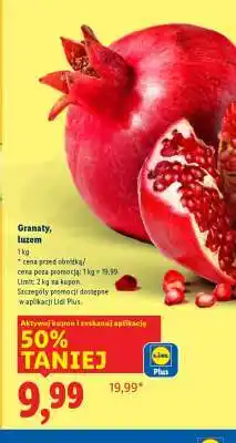 Lidl Granaty, luzem oferta
