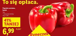 Lidl Papryka czerwona, luzem oferta
