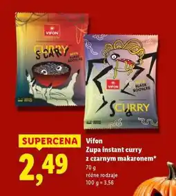 Lidl Vifon Zupa instant curry z czarnym makaronem oferta