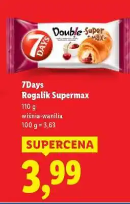 Lidl 7Days Rogalik Supermax oferta