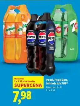 Lidl Pepsi, Pepsi Zero, Mirinda lub 7UP oferta