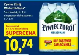 Lidl ŻYWIEC ZDRÓJ Woda źródlana oferta