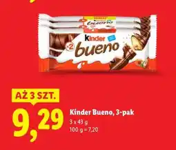 Lidl Kinder Bueno, 3-pak oferta
