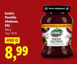 Lidl ŁOWICZ Powidła śliwkowe, XXL oferta