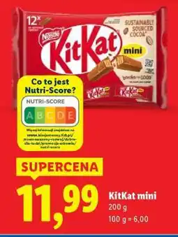 Lidl KitKat mini oferta