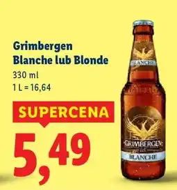Lidl Grimbergen Blanche lub Blonde oferta
