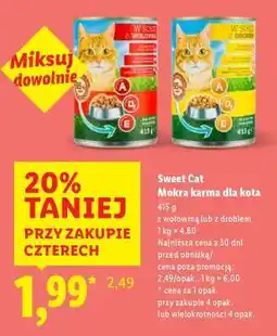 Lidl Sweet Cat Mokra karma dla kota oferta