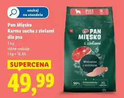 Lidl Pan Mięsko Karma sucha z ziołami dla psa oferta