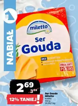 Netto Ser gouda Miletto oferta