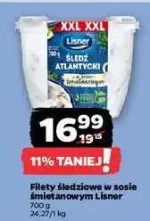 Netto Śledź atlantycki w sosie śmietanowym Lisner oferta