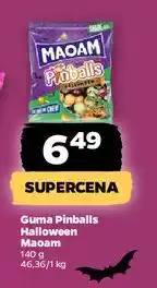 Netto Guma rozpuszczalna pinballs halloween Haribo Maoam oferta
