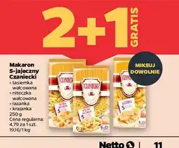 Netto Makaron 5-jajeczny krajanka Czaniecki oferta