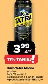 Netto Piwo Tatra Mocne oferta