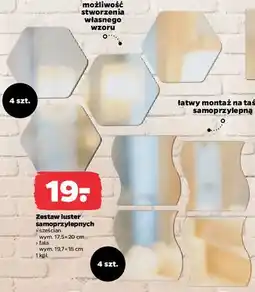 Netto Lustra samoprzylepne fala 19.7 x 18 cm oferta