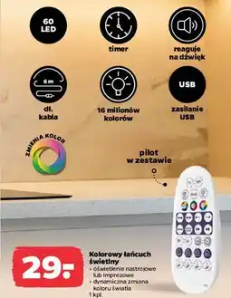 Netto Łańcuch świetlny 60 led oferta