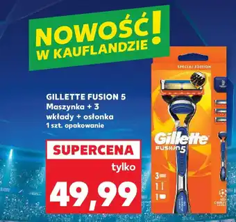 GILLETTE FUSION 5 Maszynka +3 wkłady + osłonka