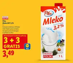 Lidl Mleko UHT 3,2% Pilos oferta