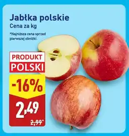 ALDI Jabłka polskie Aldi oferta
