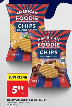 Biedronka Chipsy jalapeño&cheese American Foodie oferta