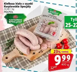 Prim Market Kiełbasa biała z szynki Kurpiowskie Specjały PEKPOL oferta