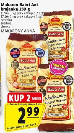Prim Market Makaron Babci Ani krajanka MAKARONY ANNA oferta