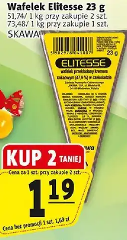 Prim Market Wafelek Elitesse 23 g 51.74/1kg przy zakupie 2 szt., 73.48/1kg przy zakupie 1 szt. SKAWA oferta
