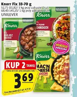 Prim Market Knorr Fix UNILEVER różne rodzaje oferta