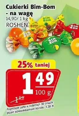 Prim Market Cukierki Bim-Bom - na wagę 14.90/1kg ROSHEN oferta