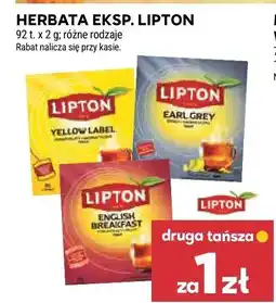 Stokrotka Herbata ekspresowa różne rodzaje Lipton oferta