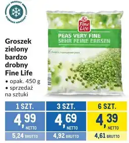 Makro Groszek zielony bardzo drobny Fine Life oferta