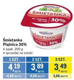 Makro Śmietanka 30% Piątnica oferta