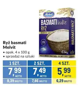 Makro Ryż basmati Melvit oferta