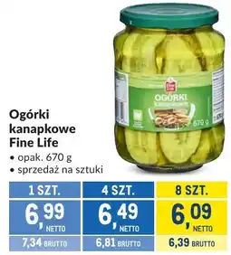 Makro Ogórki kanapkowe Fine Life oferta