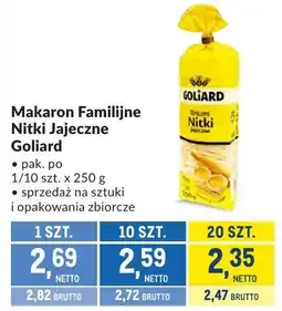 Makro Makaron Familijne Nitki Jajeczne Goliard oferta