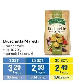 Makro Bruschetta Maretti różne smaki oferta