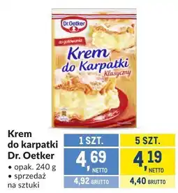 Makro Krem do karpatki Dr. Oetker oferta