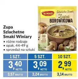 Makro Zupa Szlachetne Smaki Winiary różne rodzaje oferta