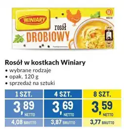 Makro Rosół w kostkach Winiary różne rodzaje oferta