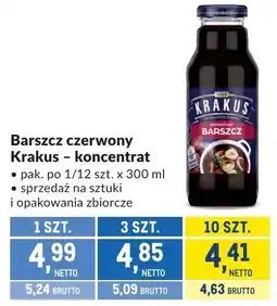 Makro Barszcz czerwony Krakus - koncentrat oferta